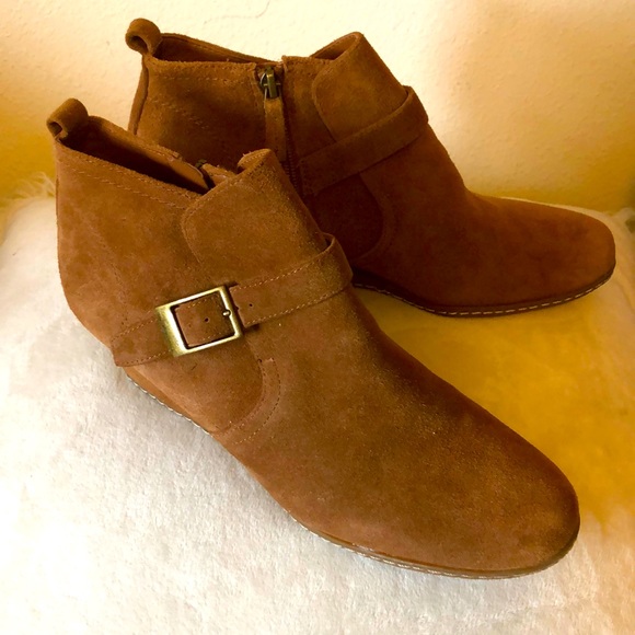 Franco Sarto Shoes - Franco Sarto wedge booties size 10 Great Condition